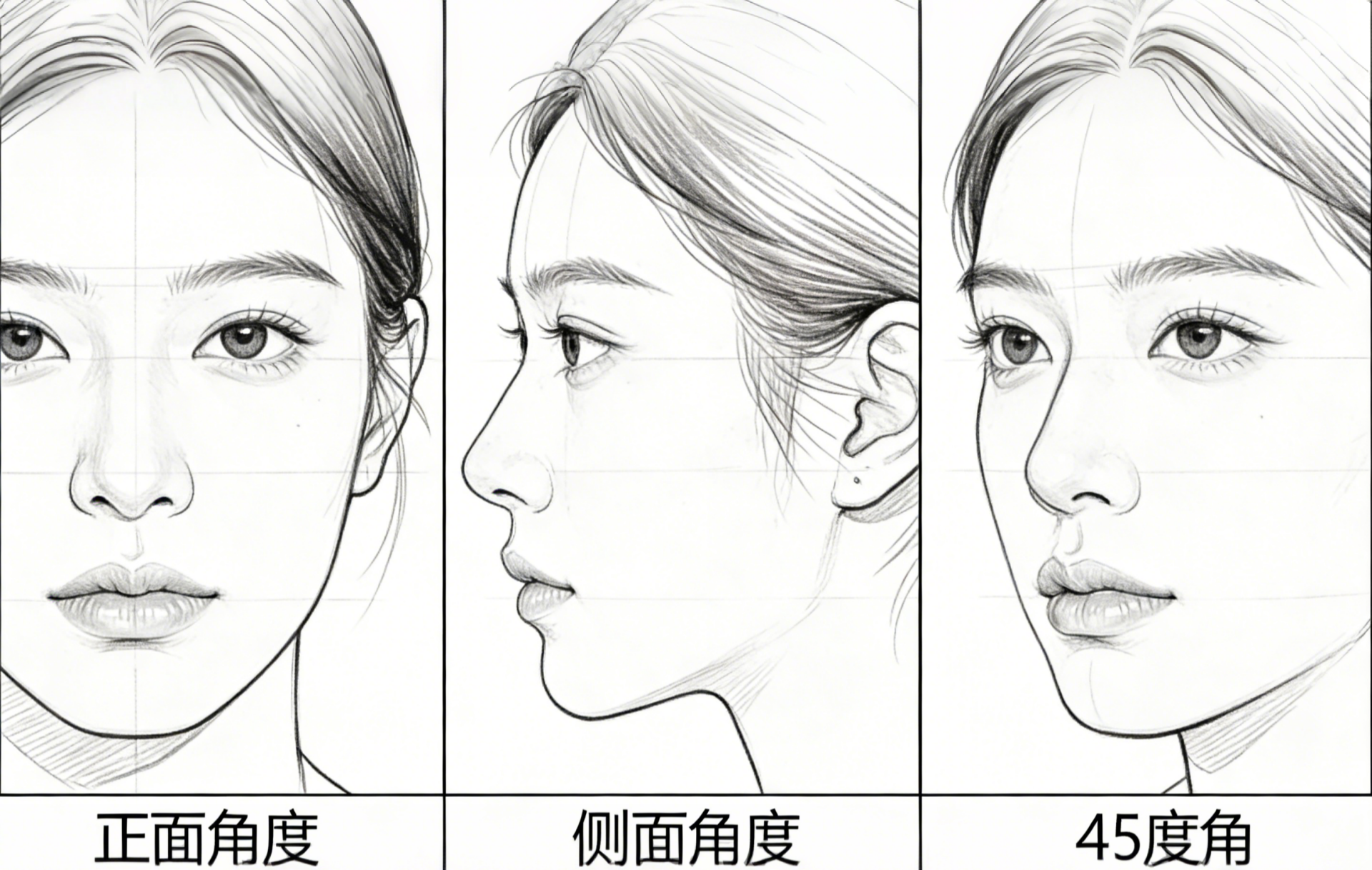 影像之匠-面部偏转角度效果示意