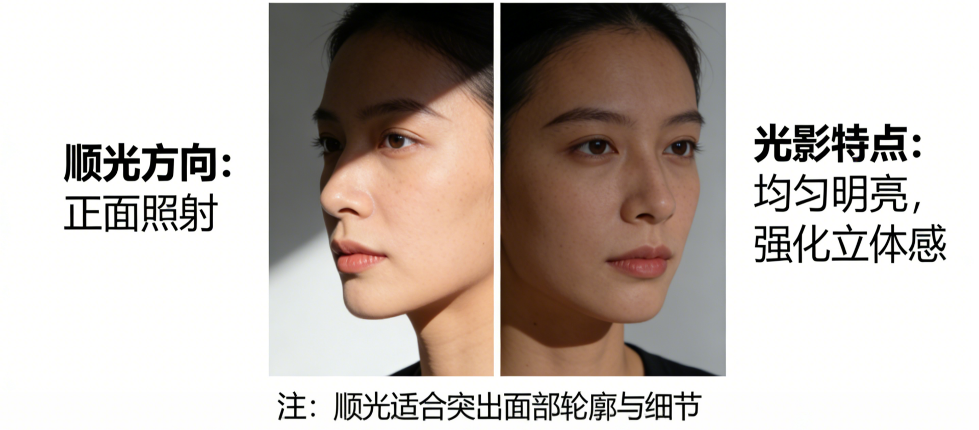 影像之匠-顺光塑形效果