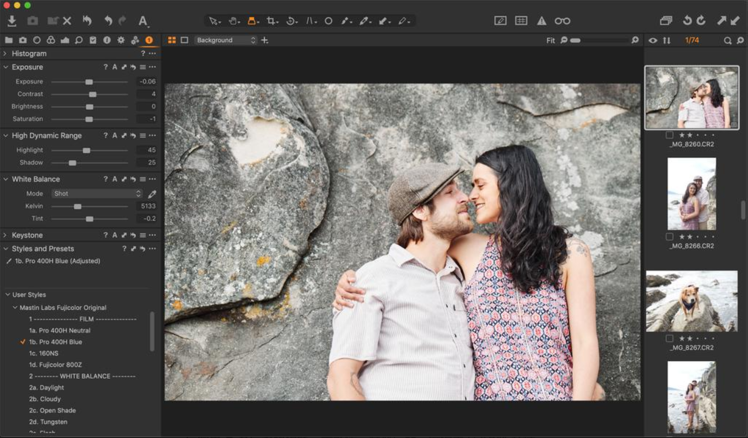Capture One Pro 界面