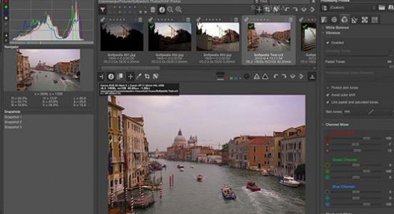 RawTherapee软件界面
